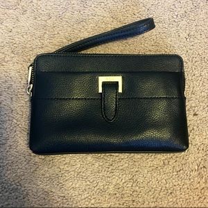 Black Ralph Lauren wristlet